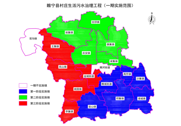 睢宁县农村生活污水治理工程PPP工程一期规划